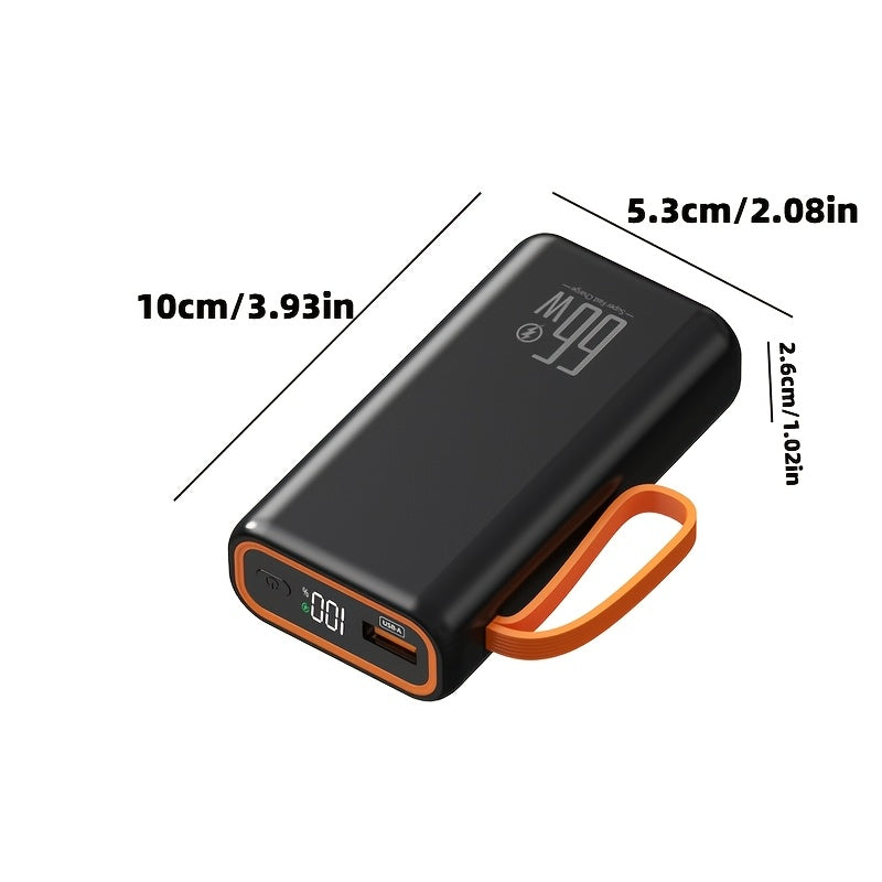 15800mAh Portable Power Bank, 66W Fast Charging Portable Charger, Dual USB Input and Three USB Output, Digital Display Screen, Suitable for iPhone 17/ 16/ 15/ 14/ 13/ 12 and More, Outdoor Emergency Backup, Travel Power Bank, Onthego Charging, Modern
