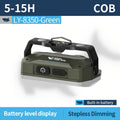 SMILING SHARK Rechargeable Camping Light LY8350 Portable Hook Tent Light COB Floodlight Power Display Lantern Lightweight Magnetic Hanging Lamp 3 Modes for Camping Hiking