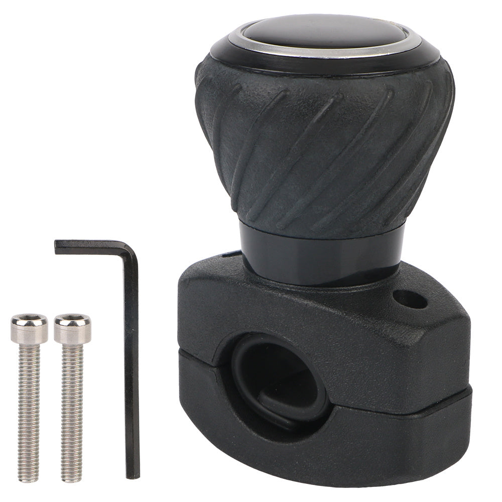 Steering Wheel Spinner Knob – 360° Rotation Car Steering Wheel Booster Helper, Universal Fit for Sedans, Trucks, Tractors, Forklifts – Rotating Grip Handle