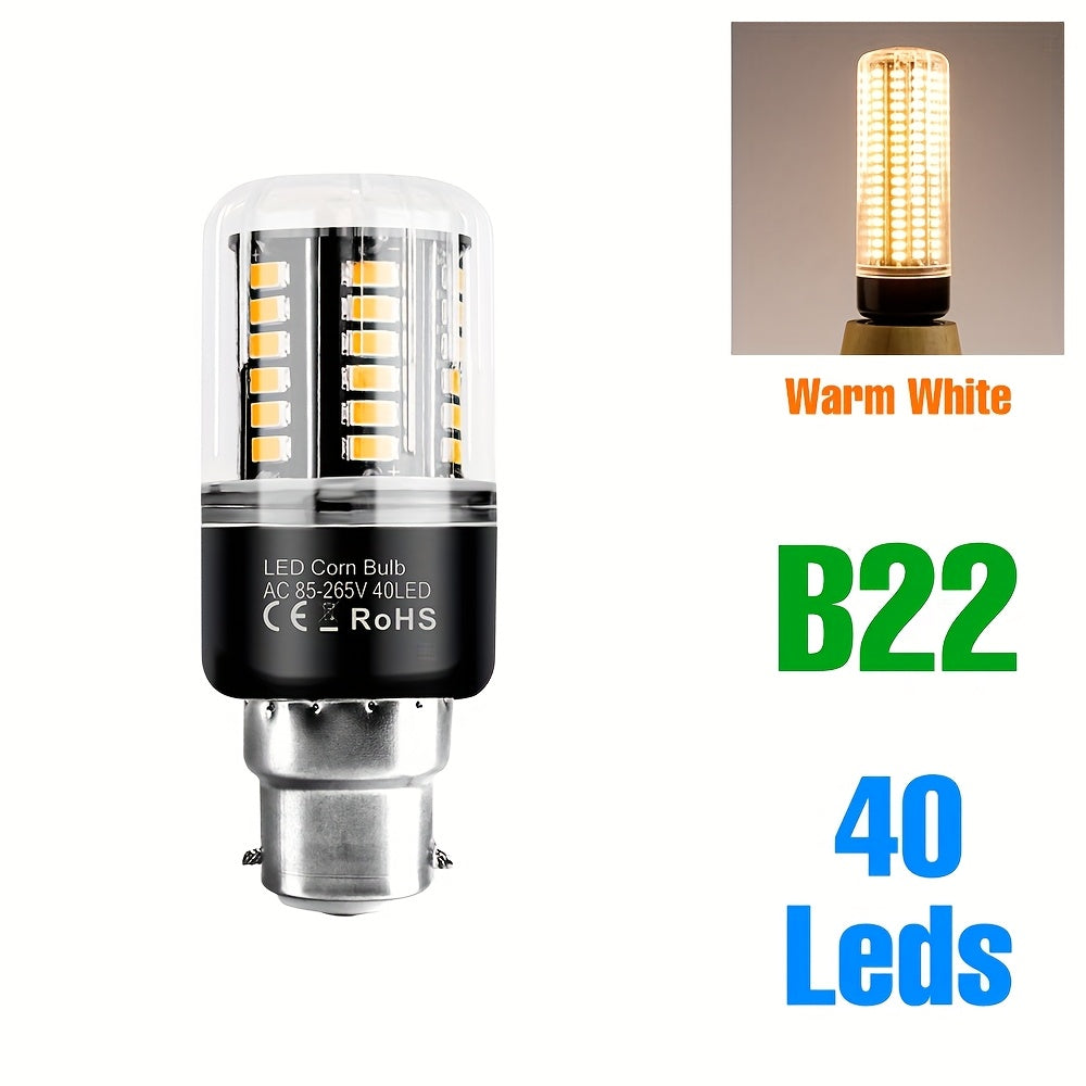 LED bulb E26/E27 corn light E14 indoor spotlight B22 ceiling light AC85-265V candle light 220V recessed downlight 110V flicker-free eye-protection pendant light for living room kitchen bedroom bathroom office