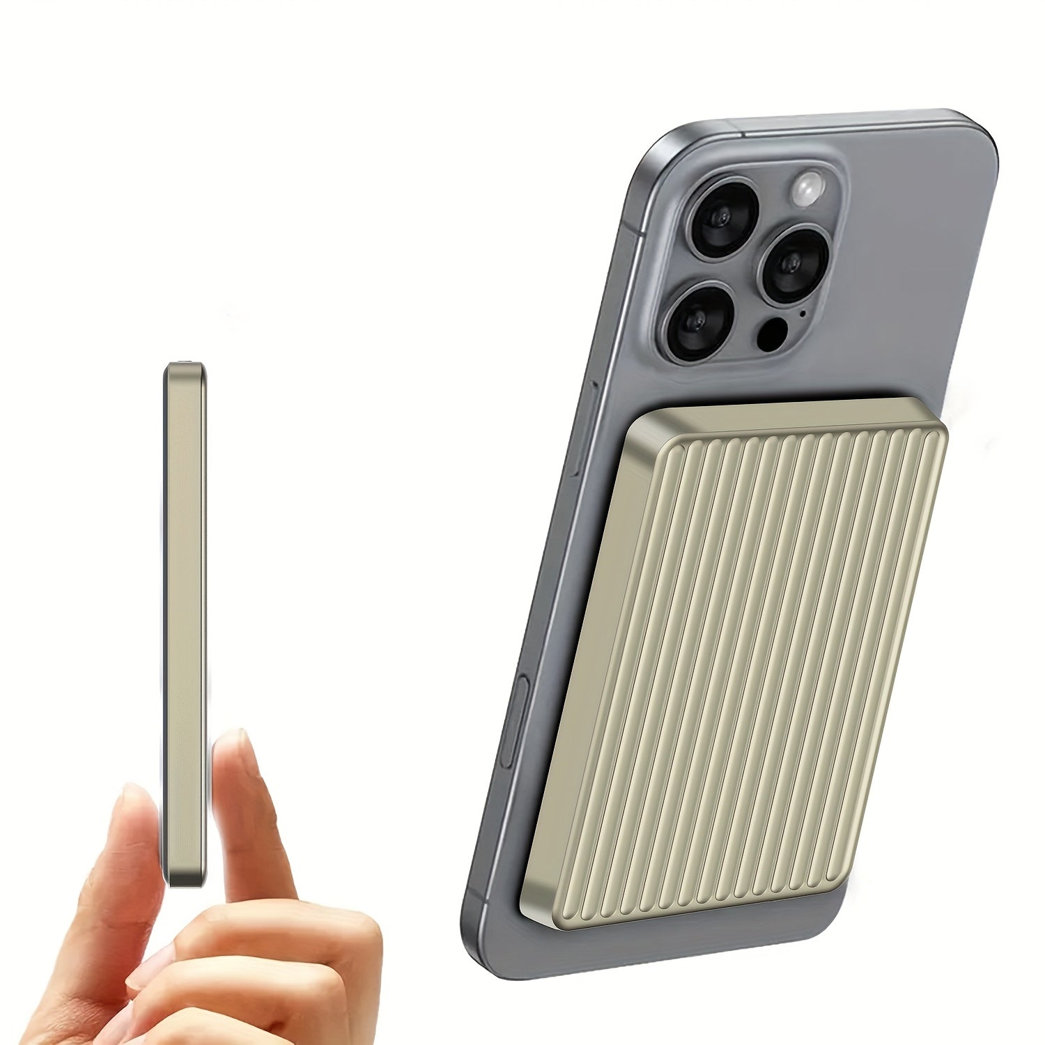 Magnetic Power Bank with a Capacity of 5000 Mah, Featuring Wireless Portability And 20W USB-C Fast Charging, Compatible with Iphone 15/14/13/12 Series