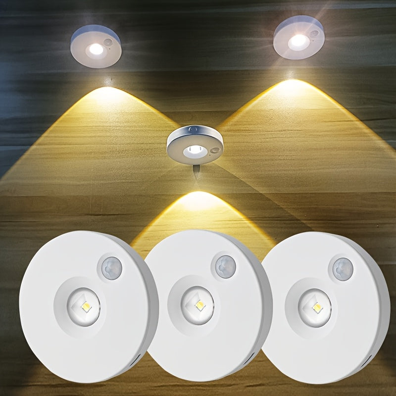 Rechargeable magnetic small spotlight for display cabinets, decorative sensor light for wine cabinets, product light and shadow lamp for cabinets and wardrobes