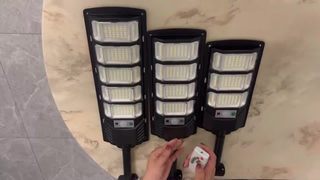 2 Pack Outdoor Solar Light, Home Backyard Dusk-to-Dawn Floodlight, with Wide Angle Motion Sensor, Remote Control, Solar Wall Light, Perfect for Commercial Courtyards, Gardens, Villas, Shop Entrances, Plazas, Sports Fields