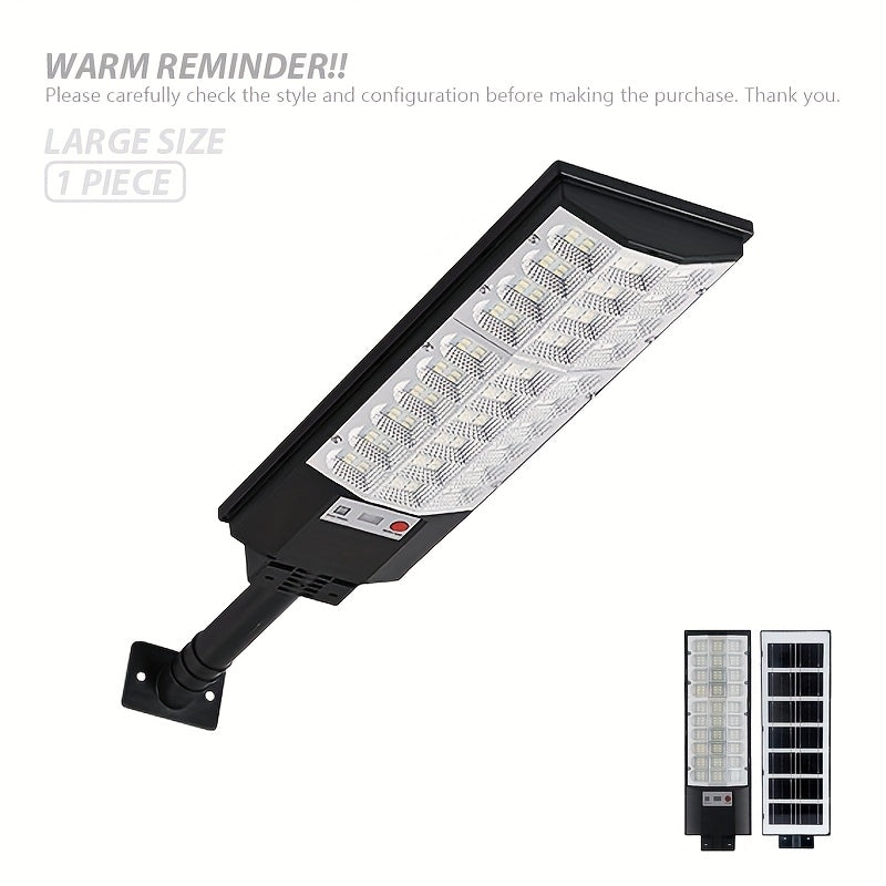 2 Pack / 1 Pack - Solar Outdoor Street Light, Home/Commercial Street Lighting, Super Bright Security Street Light, Automatic Sensor Switch with PIR Motion Sensor - Perfect for Street Lighting, Garden, Garage, Backyard, Doorway, RV Lighting