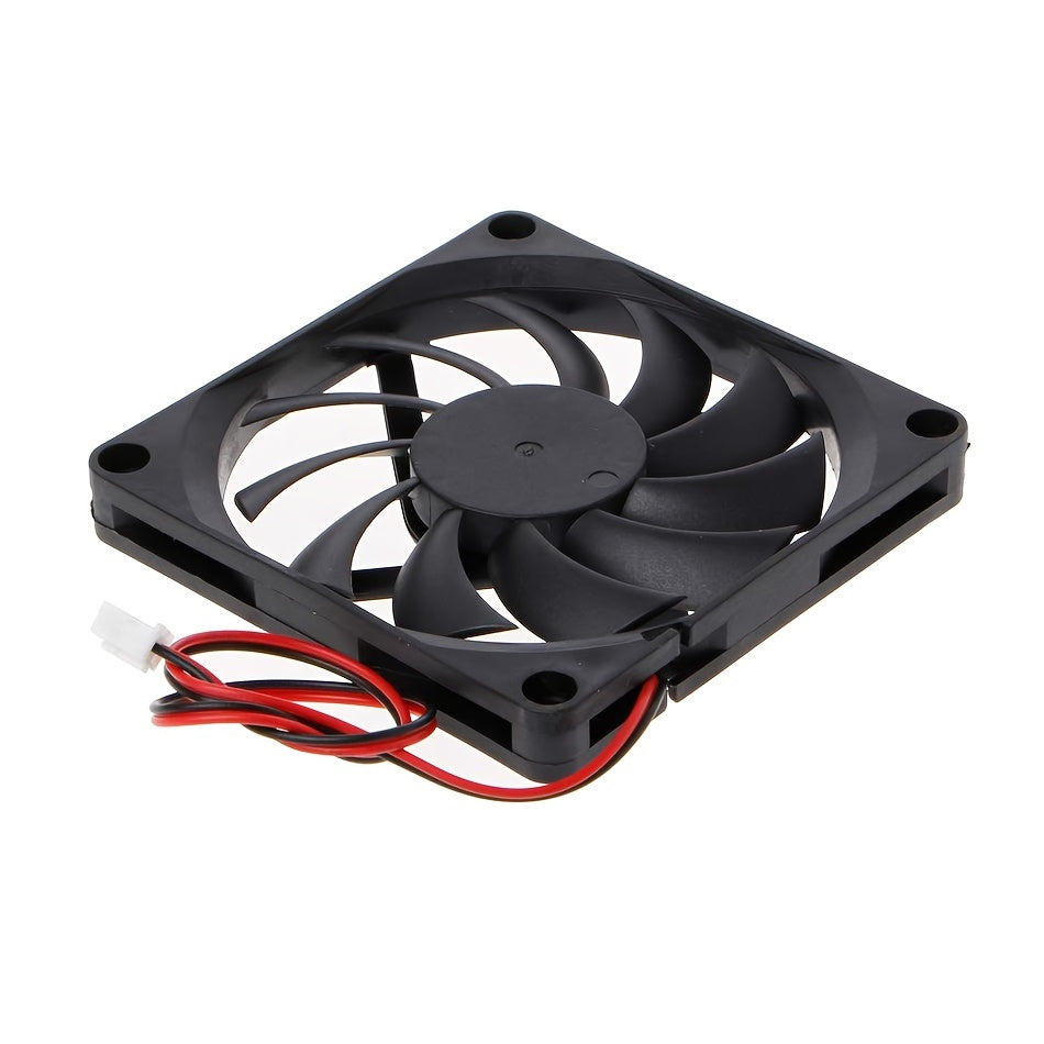 80mm Black Cooling Fan DC 5V 12V 24V 80mm×80mm×10mm 8010 DC Cooling Fan