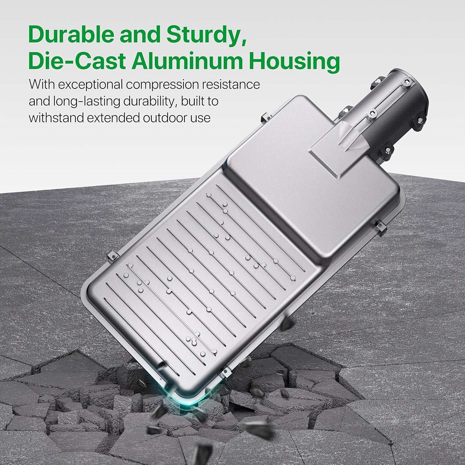300W Solar Outdoor Motion Sensor Floodlight with Remote Control - 100-120m² Coverage Area, 118.11-157.48 inches Height, 365-Day Operation, -40°C High Temperature and 70°C Low Temperature, Solar Powered Street Light