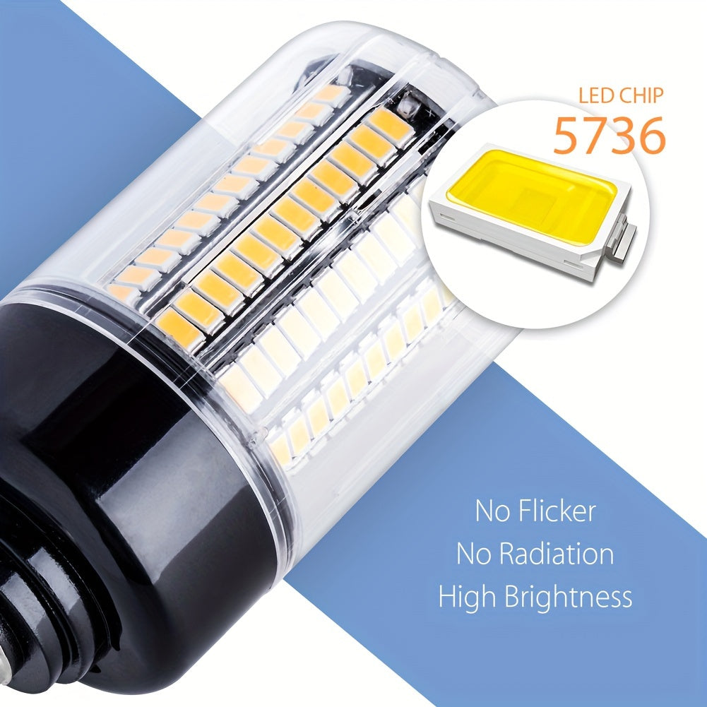 LED corn bulb E14 small screw base spotlight AC85-265V ceiling chandelier built-in bulb E27/E26 universal indoor bright eye-protection flicker-free candle light B22 home use 220V bedroom living room office study downlight 110V bathroom