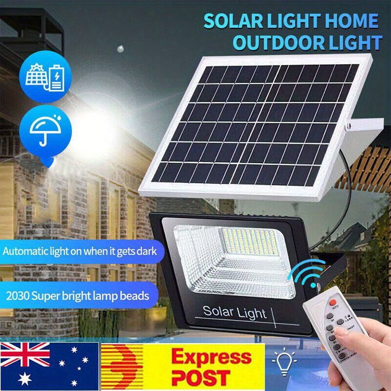 2-Pack Solar Floodlight 170LED Wall-Mounted Security Lighting Dusk to Dawn Automatic On/Off Solar Semi-Flush Mount Light Suitable for Yard, Courtyard, Garden, Cabin, Lodge, Porch