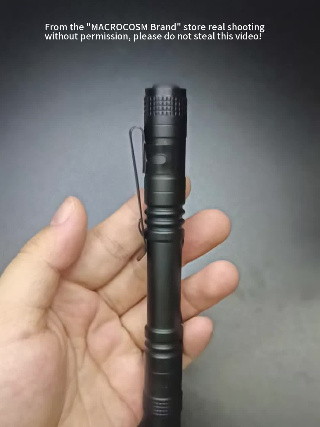 One or Two Portable Red Light Flashlights, Ideal for Camping, Hiking, Bugging, Stargazing & Aviation, Outdoor Activities & Protection - Pocket-Sized Flashlight with One Mode (Batteries Not Included), Batteries Not Included