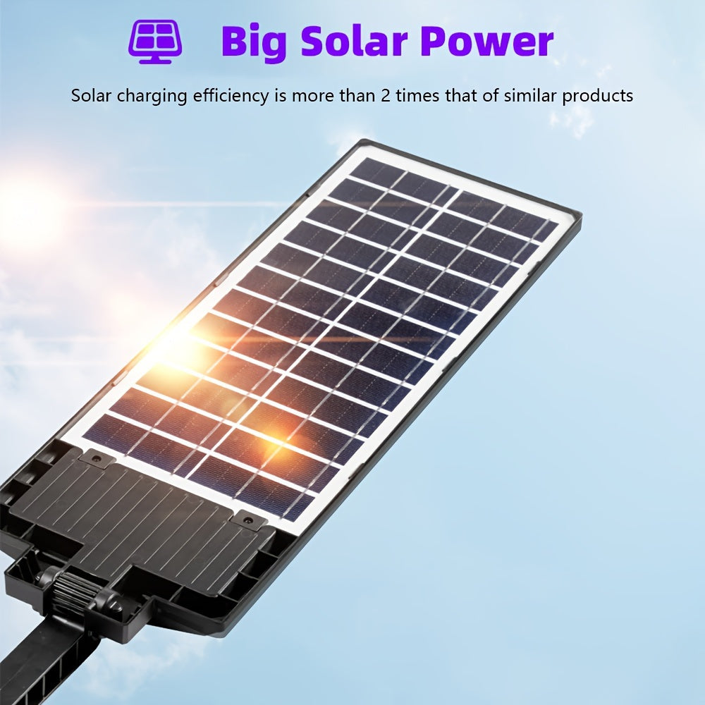 1/2/3/4/6 Pack 504 LED Solar Street Light, Ultra-Bright Outdoor, 6500K Daylight White, Dusk-to-Dawn Sensor Energy Saving Light, Perfect for Home Decoration, Courtyard, Garage, Foyer, Pathway, Adjustable Bracket, Easy Installation