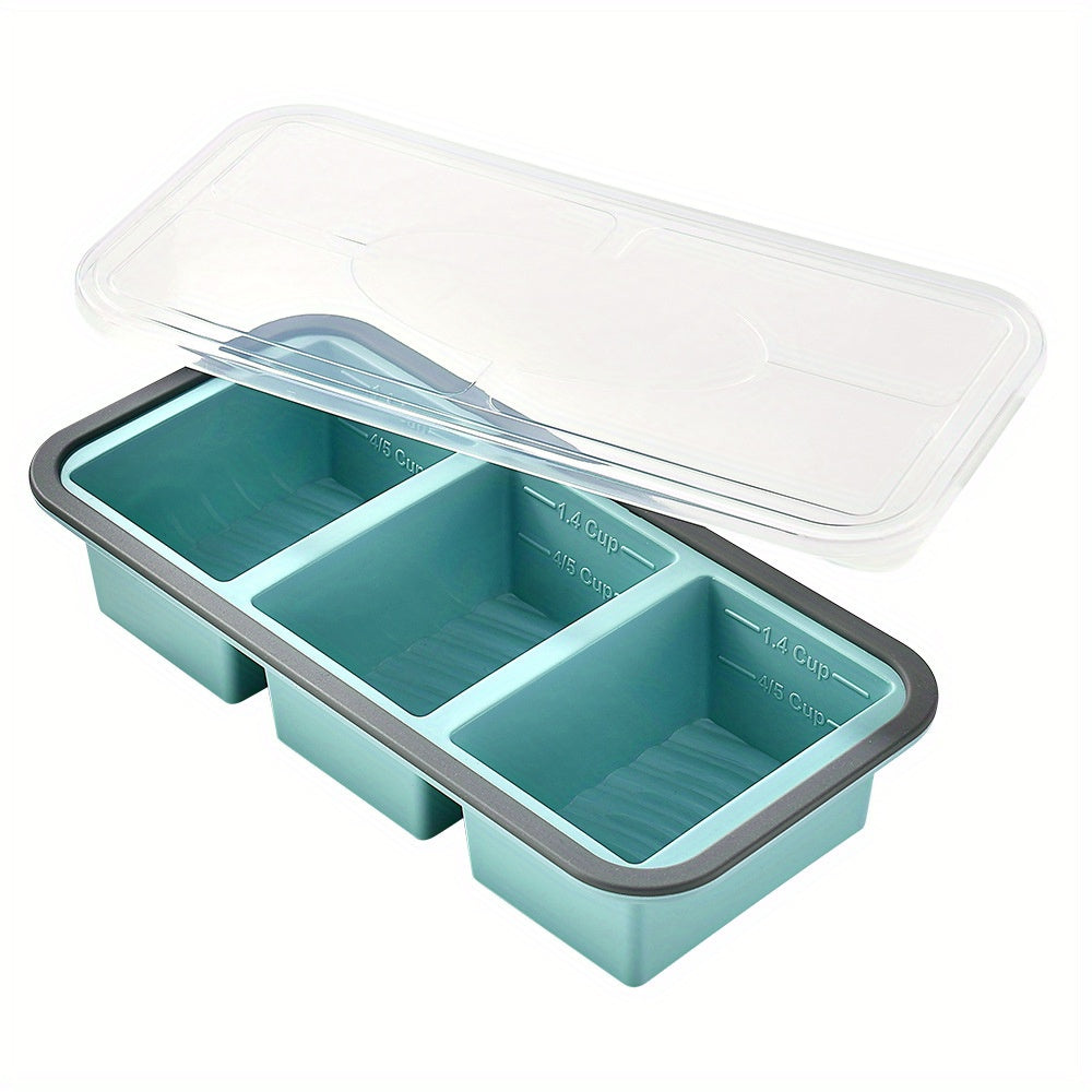 Compartment Food Storage Box, Microwavable & Freezable, Sealed Divided Lunch Box, Dishwasher Safe, Ideal for Meal Prep and Refrigerator Storage