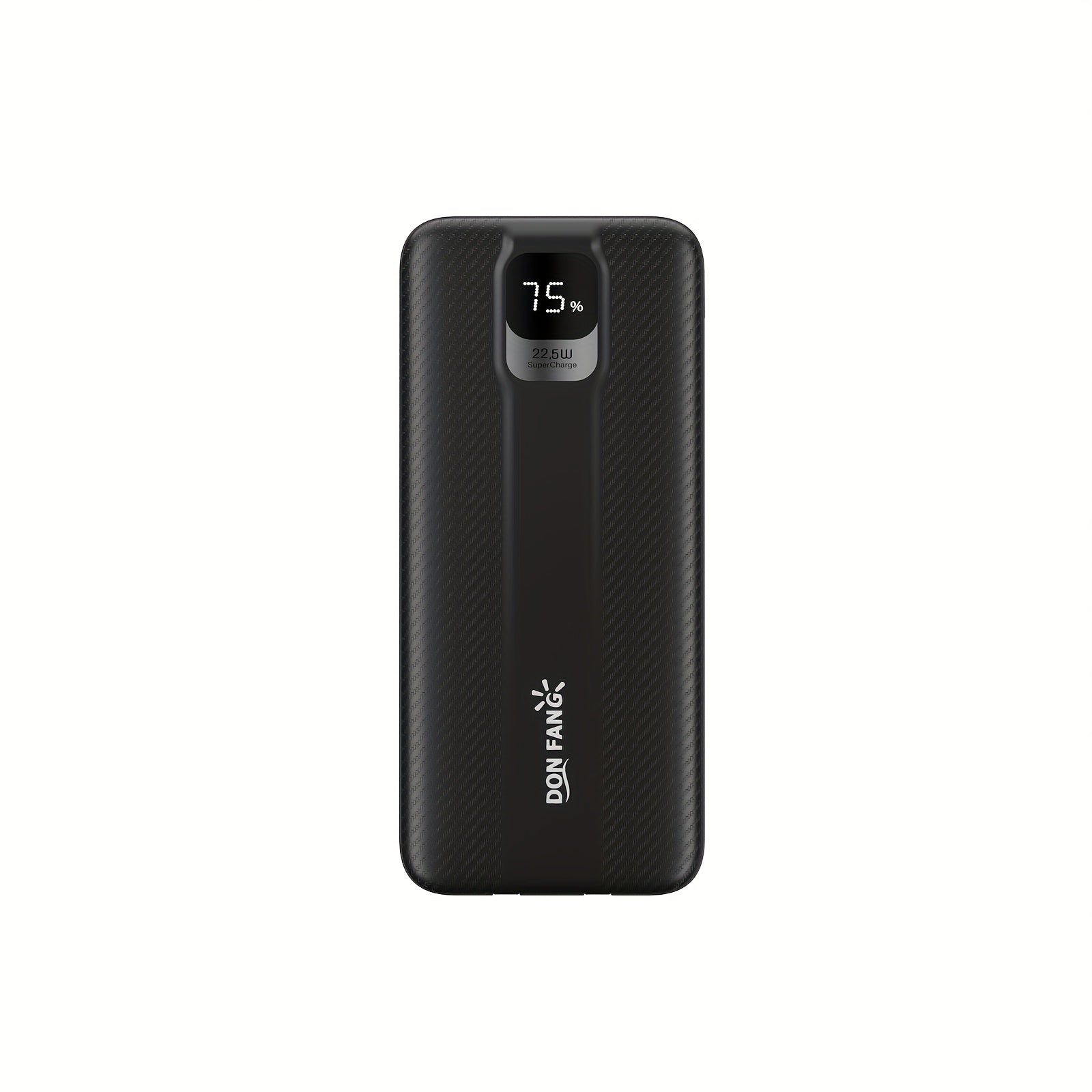 Halloween Clearance Deal! Donfang 10000mAh PL12White Or Black Dual Line Fast Charging Mobile Power Bank, 22.5W/PD20W Type-C&USB Fast Charging, with LED Power Display, Suitable for Smartphones, Outdoor Camping & Hiking And Household Use