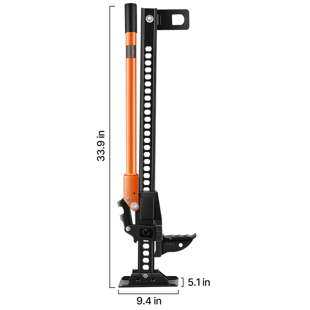 VEVOR 34/36/42 Inch Off Road Farm Jack Hoist, 7000 lbs Heavy Duty High Lift Tractor Vehicle Winch