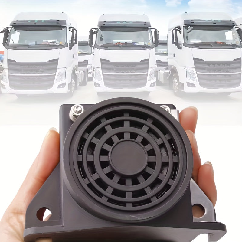 Backup Alarm, DC 12V-24V Alarm Buzzer, Loud 110dB Professional Reverse Warning Tone, for Cars, Trucks & Heavy Vehicles Reverse Reminder