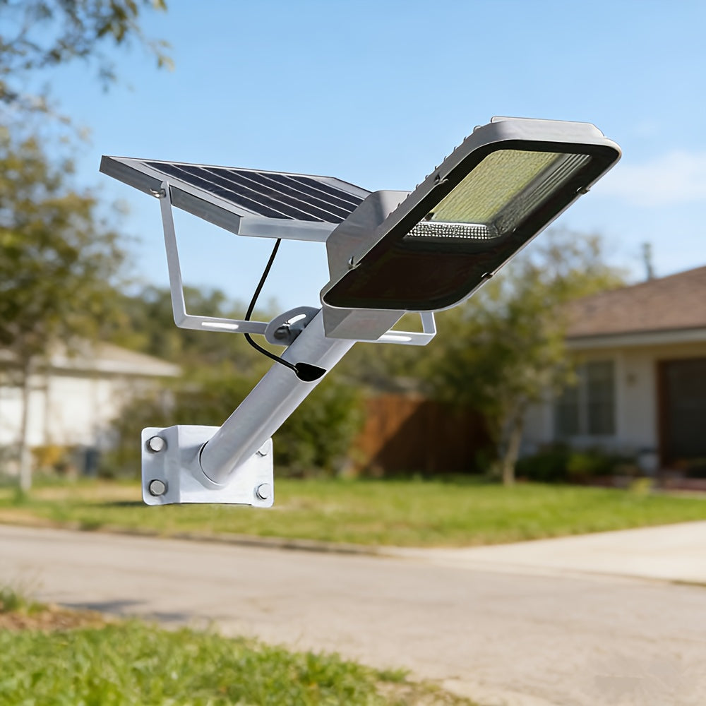 Solar Outdoor Light, Porch and Courtyard Light, Solar Street Light, Waterproof 357 High-Brightness LED Beads, High Power Illumination, Wall-Mounted Exterior Wall Light, Pole-Mounted Photovoltaic Lighting, Automatic On/Off at Dark