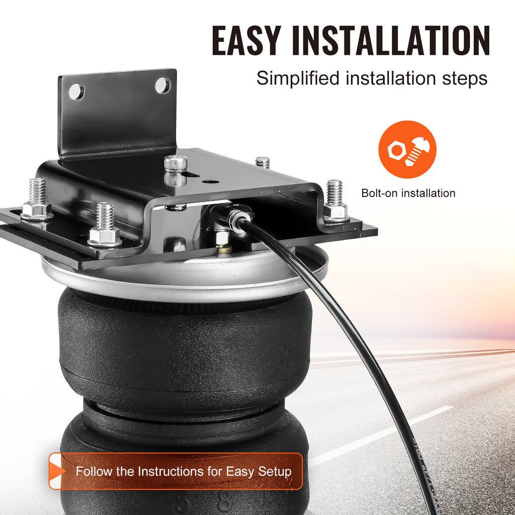 VEVOR Air Bag Suspension Kit, Air Spring Suspension Bag Kit, 5000 Lbs Load Capacity, 5 to 100 PSI