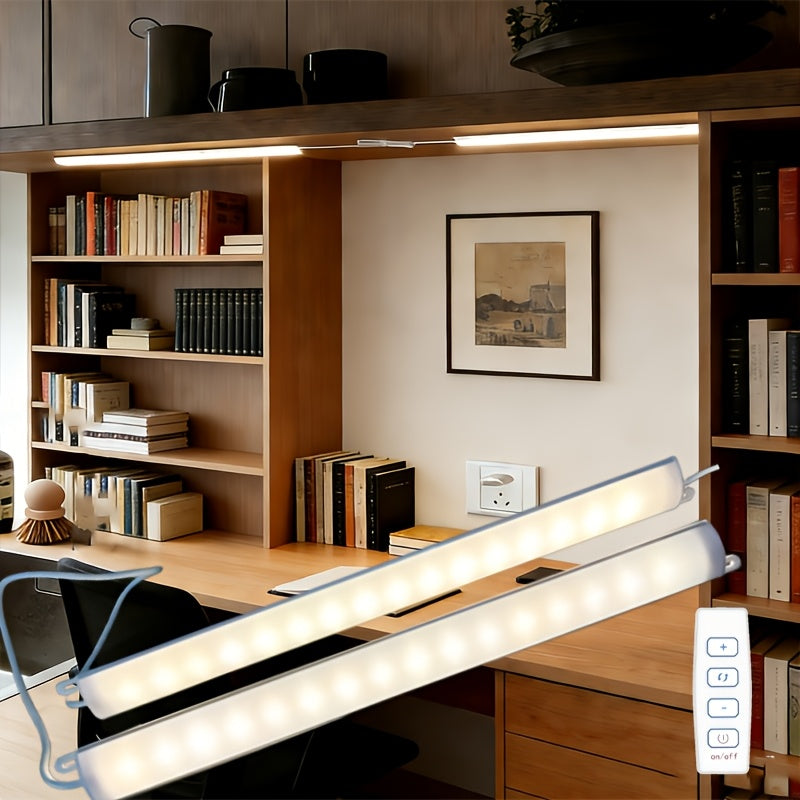1 set USB under-cabinet light, display light, adjustable LED night light, ultra-thin under-cabinet light, kitchen three-color under-counter light, dimmable light for cabinets, counters, workbenches, tables, home wall light, strip lighting tube.