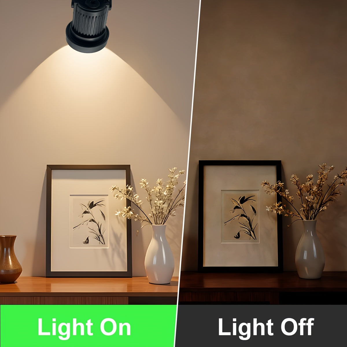 Indoor LED spotlight, warm light wall light, USB 5V ceiling light, very suitable for illuminating plants and artworks, rotatable LED RV reading light, push-button switch LED spotlight, suitable for boats, trailers, station wagons