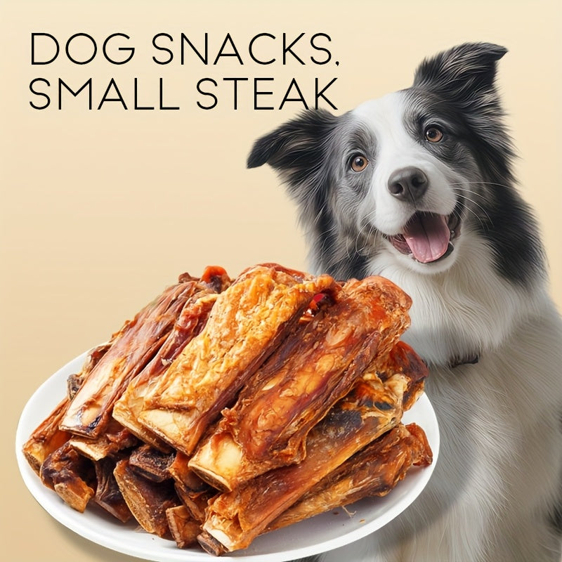 80g 小型犬磨牙棒 - 牙齒清潔磨牙骨，牛排口味，狗狗零食，幼犬健康磨牙玩具，幫助清潔牙齒和清新口氣，耐用且安全的狗狗磨牙棒，非常適合小型犬和幼犬