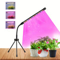Mini LED Full Spectrum Grow Light Strip with Desktop Tripod, Indoor Plant Grow Light with 3/9/12H Timer, 3 Lighting Modes & 10 Dimmable Levels