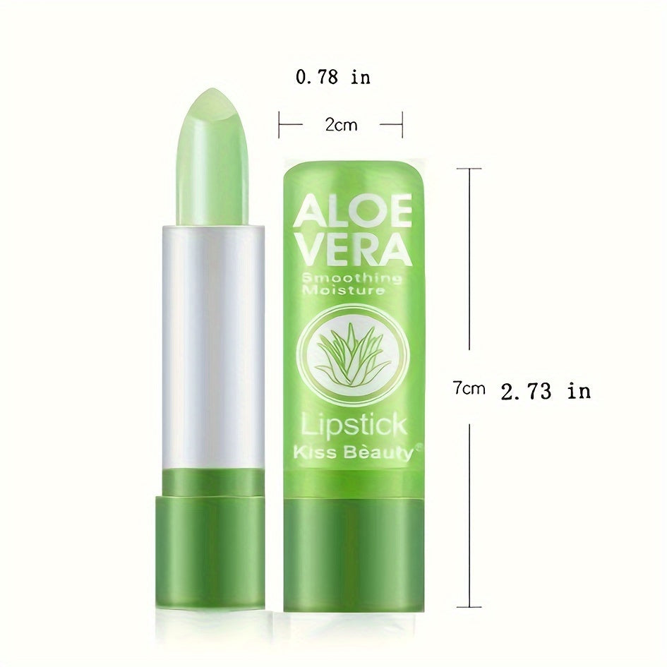 1/3/6/12支持久彩色润唇膏，持久不掉色不黏口红，变色润唇膏