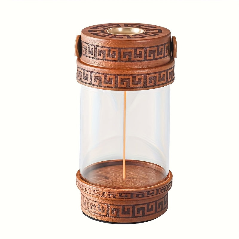 Solid wood aromatherapy tungsten filament ambiance light, rechargeable soft filament bedroom bedside night light, essential oil aromatherapy lamp. Decorative ambiance table lamp, bedside night light