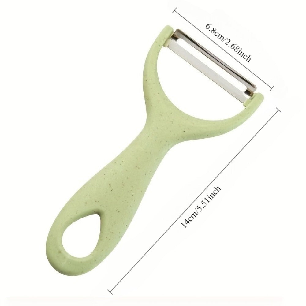 2Pcs Stainless Steel Multifunctional Peeler, Fruit and Vegetable Peeler, Easy to Use, Premium Stainless Steel Material