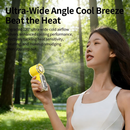 1800mAh Mini Portable Air Blower, Lightweight Design, High Speed & Strong Wind, 0-100 Gear Speed Adjustment, Low Noise, Pocket Portable Fan, Multiple Colors Available, Essential for Outdoor Camping & Daily Use