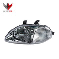33151-S04-A01 US-Spec Left Front Car LED Headlight, Compatible with 1995-2000 Honda Civic EK