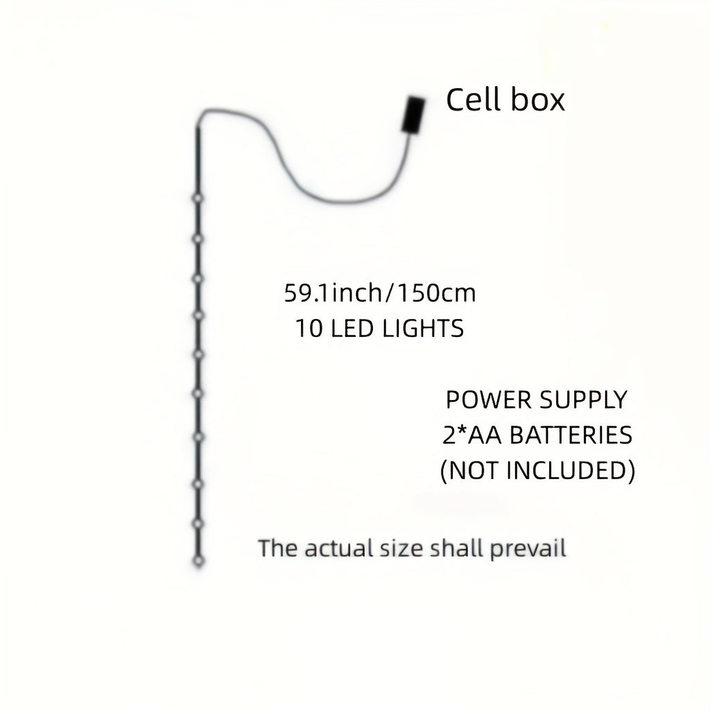 1 件彩色 LED 骷髅串灯 - 恐怖糖骷髅设计，带有鲜艳的花卉图案，非常适合万圣节和亡灵节装饰、派对、鬼屋和家居氛围 - 电池供电（不含电池），骷髅家居装饰