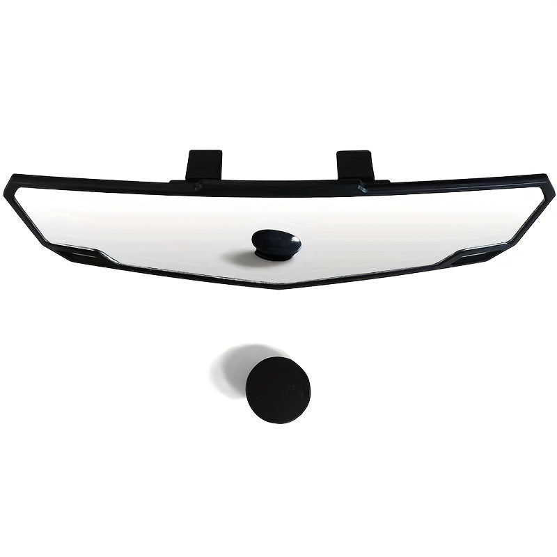 1 Universal HD Clip-On Wide Angle Rearview Mirror - Wide Field of View Design, Reduces Blind Spots - Fits All Vehicle Models, Enhances Driving Safety, Blind Spot Assist Mirror