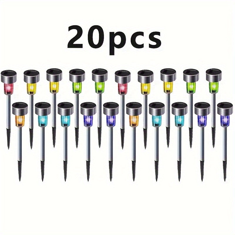 Super Bright Solar Lights, Available in 10, 20, 30 or 40 Packs, Perfect for Decorating Gardens During Halloween, Christmas and New Year. These Amazing Multi-Pack Landscape Lights Provide Dusk-to-Dawn Illumination for Over 12 Hours