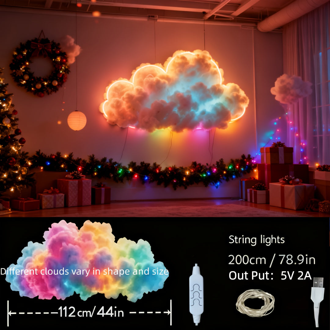 Cloud pendant light for cafes and restaurants — commercial decorative warm white ceiling light, creating a cozy atmosphere for coffee shops, lounge areas, and bistros