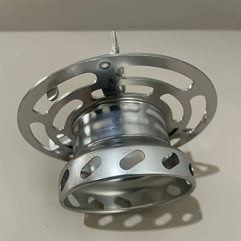 Outdoor Camping Aluminum Alloy Windproof Burner, Portable Stove Lid Concentrator for Rapid Heating, Ideal for Outdoor Camping and Picnic Cooking (Stove Not Included)