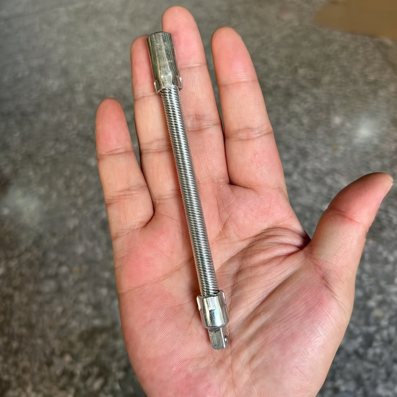 1pc, Chrome Vanadium Steel Extension Bar with 1/4-Inch Drive - High Torque, Flexible, and Rust-Resistant for Auto Repair