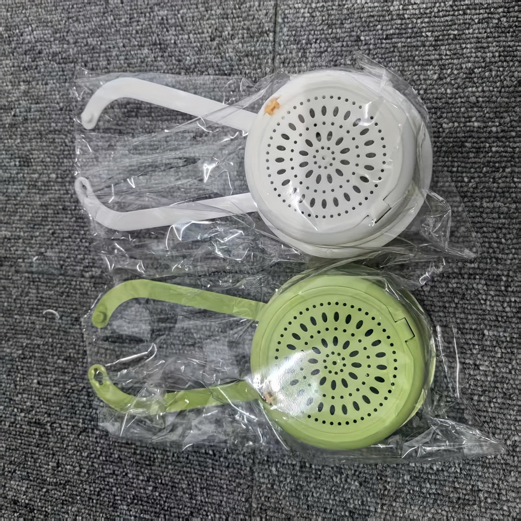 1 Piece – Press-Type No-Mess Sink Strainer, Food Residue Filter Basket, Food Waste Processor, Hanging Sink Drain Basket, One-Button Press Drain Basket, Removable Drain Basket, Sponge Drain Basket, Cloth Drain Basket
