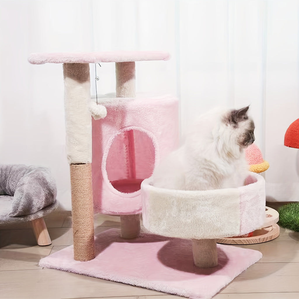 双层猫爬架，剑麻猫爬柱