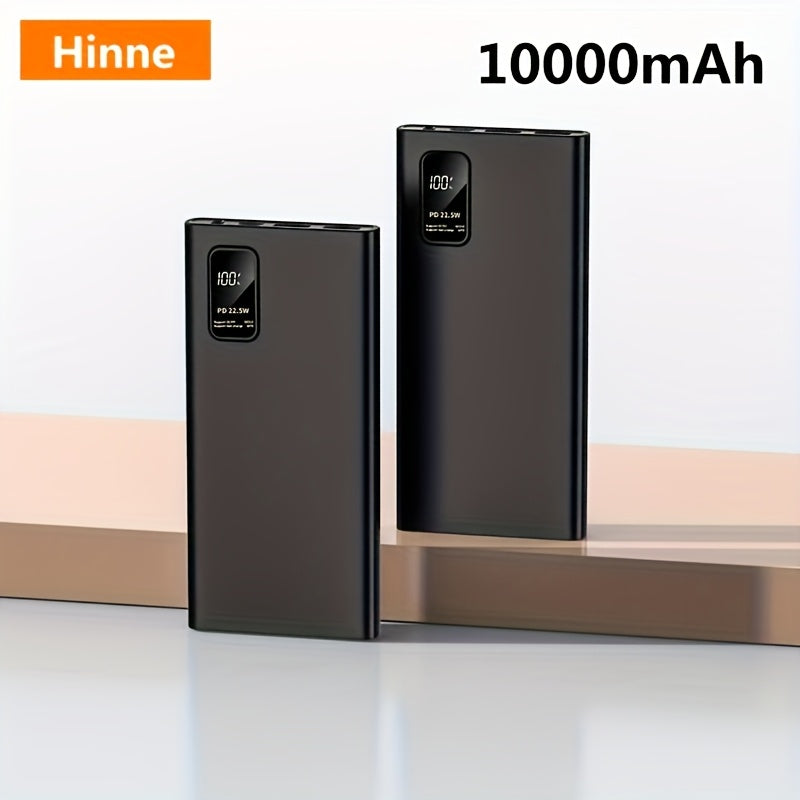 20000mAh/10000mAh Portable Power Bank, 22.5W Fast Charging Outdoor Portable Charger, 2 USB 3.0 C-type QC PD4, with LED Display Screen, External Backup Battery Charger, Safe and Stable Polymer Lithium Battery