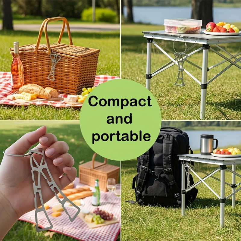 Stainless Steel Heat-Resistant Folding Steamer Rack – Portable, Waterproof & Heat-Insulated Steamer Rack for Camping & Outdoor Use – Easy to Clean