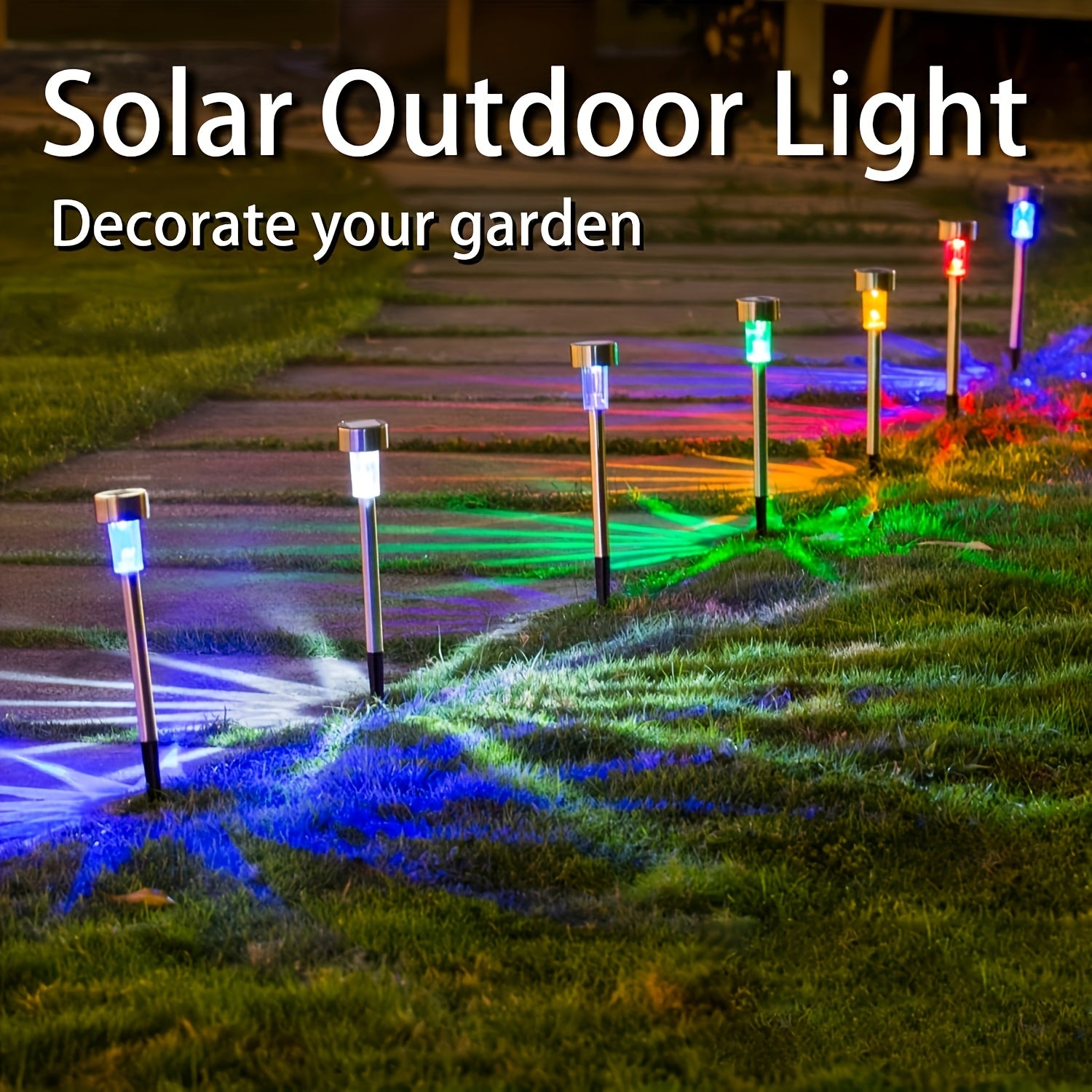 Super Bright Solar Lights, Available in 10, 20, 30 or 40 Packs, Perfect for Decorating Gardens During Halloween, Christmas and New Year. These Amazing Multi-Pack Landscape Lights Provide Dusk-to-Dawn Illumination for Over 12 Hours