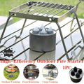 1-Pack Portable Outdoor Burner Canister (Liquid Not Included): For Cooking Only, Not for Food Contact, Adds Fuel for Up to 6 Hours of Use, High-Quality & Reusable, A Reliable Choice for Camping & Parties