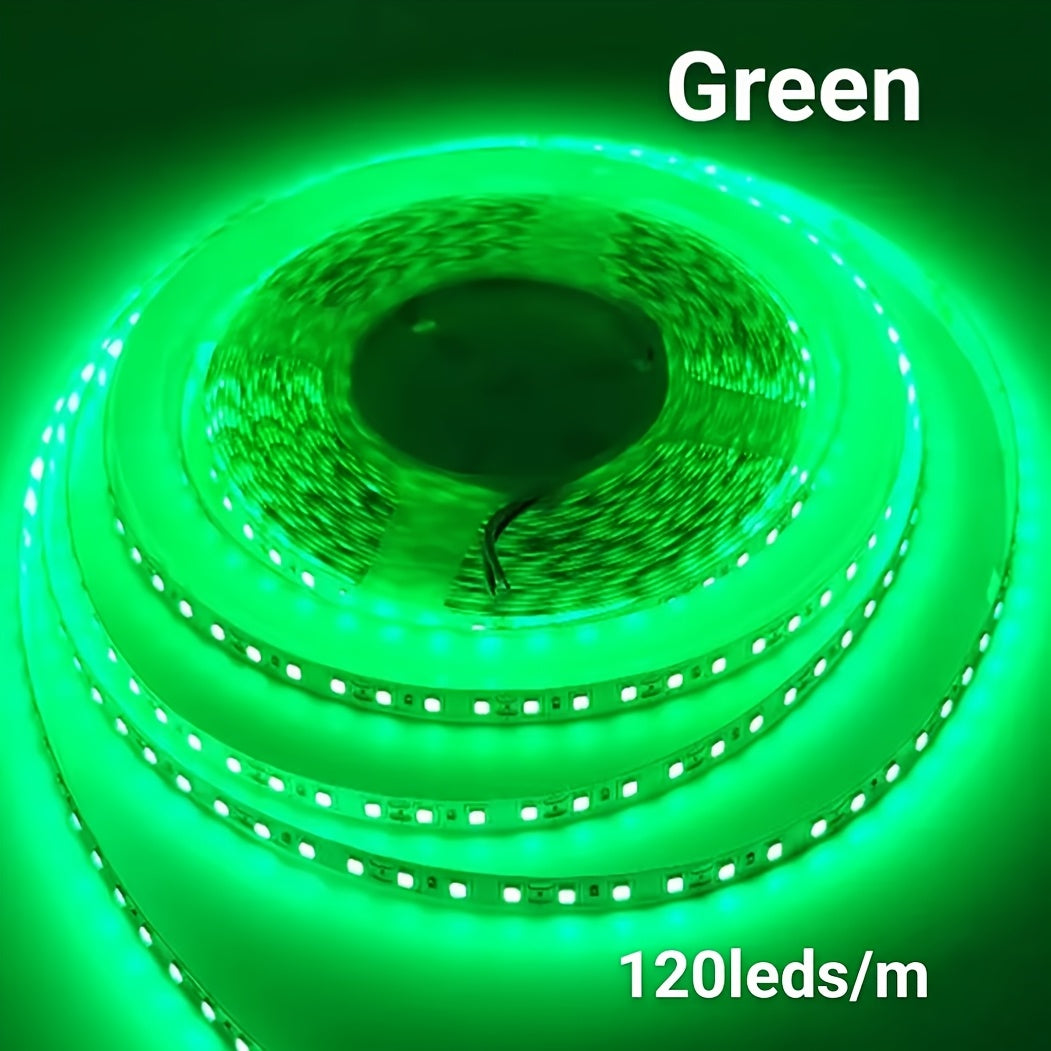 1卷 32.8Ft/10M 2835 24V 120 LED燈條 白/藍/綠/紅燈條，櫥櫃下燈，燈串，飯店 KTV 購物中心 家居裝飾燈，聖誕節裝飾燈，辦公室照明（不含電源，僅限室內使用）