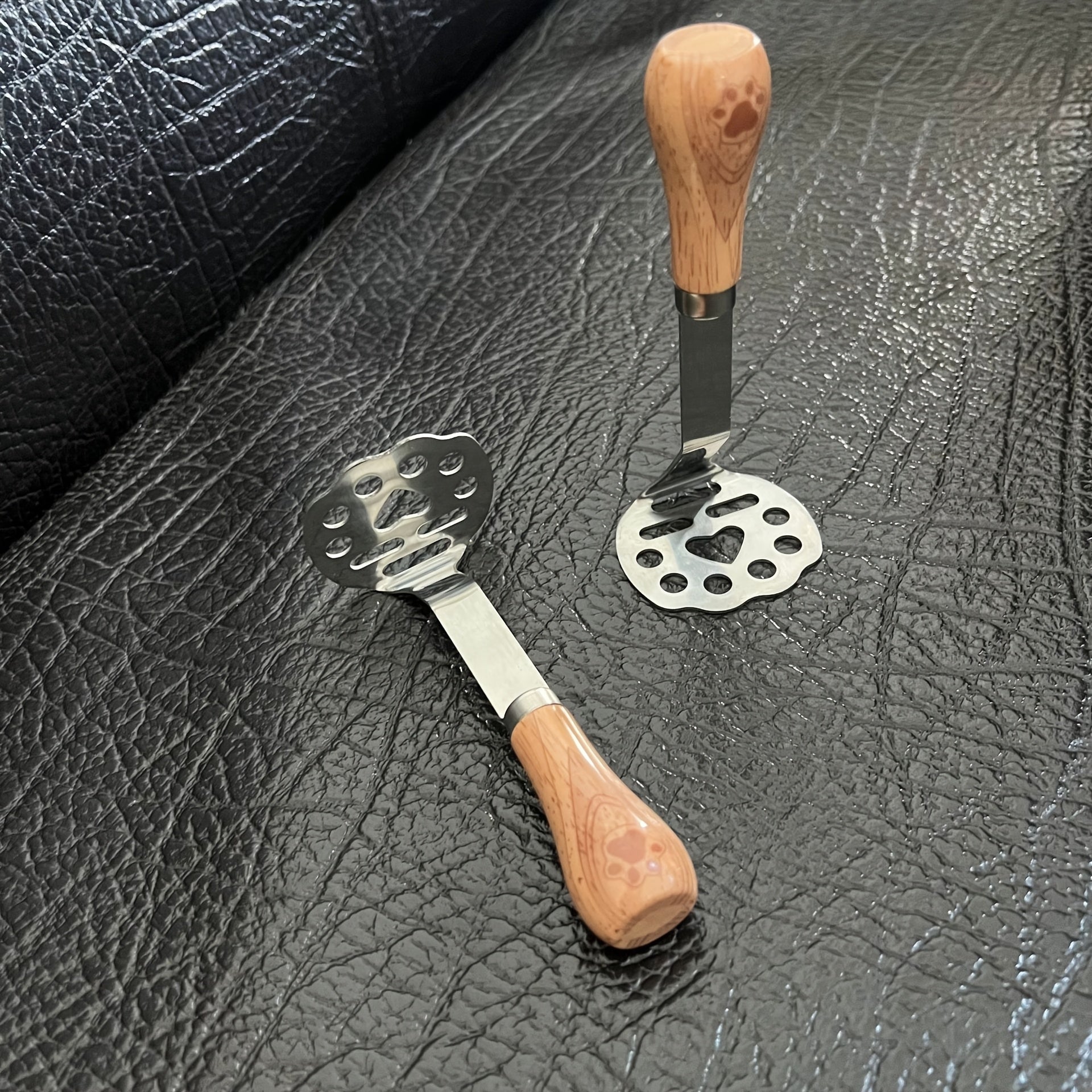 1 Piece Standable Potato Masher – Stainless Steel Masher, Press & Crush Tool, Baby Food Maker Tool, Kitchen Tool