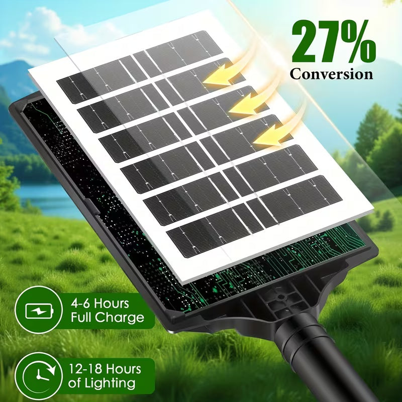 1 PC Outdoor Solar Motion Sensor Street Light, Powerful LED Solar Outdoor Courtyard Street Light, Wide Angle Outdoor Lighting, with PIR Motion Sensor and Automatic On/Off Switch - Perfect for Garage, Backyard, Doorway, Street Lighting, Garden