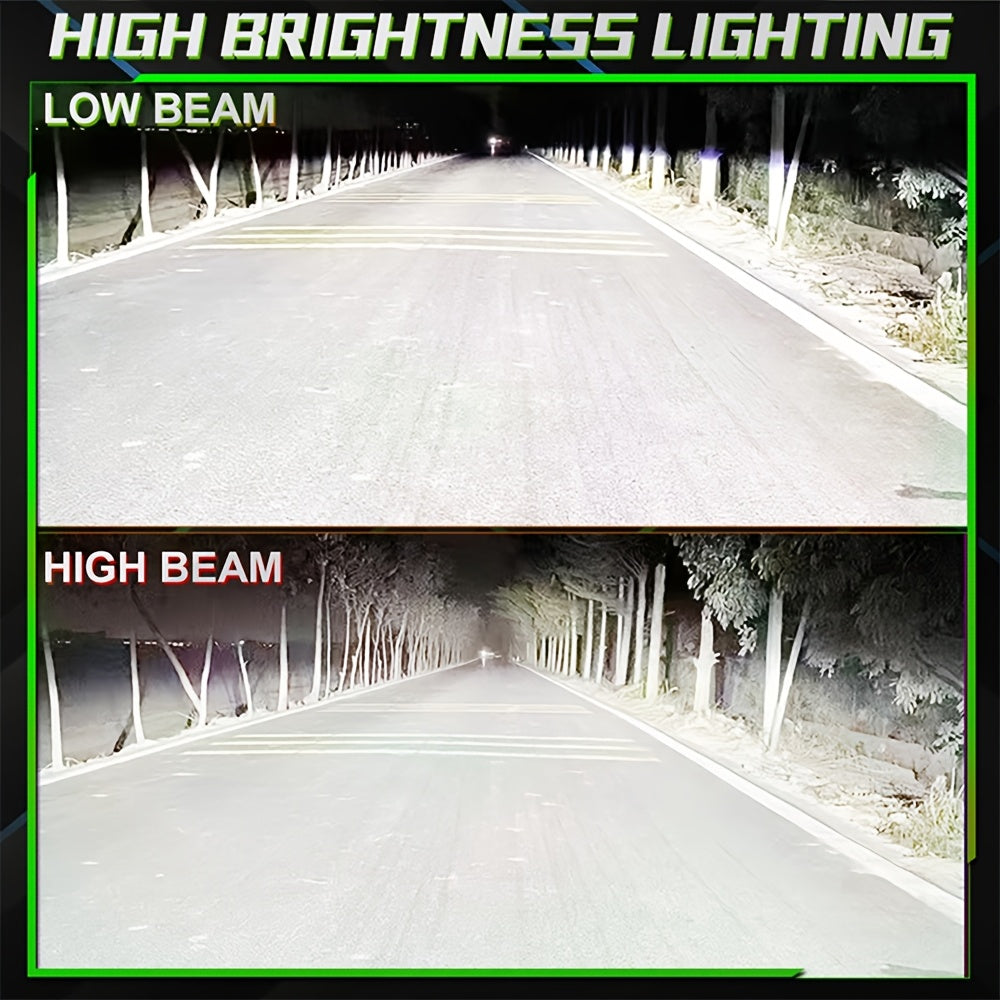 2PCS LED Car Headlights, Compatible with H11/H7/H4/H1, 9005/9006/9012 - 55000LM, 7500K Cool White Light, 300W Power, Easy Plug-and-Play Installation, Fits Most Vehicles, 5-Minute Installation, No Battery Needed