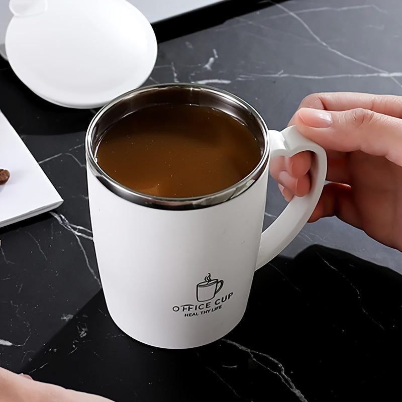304 Stainless Steel Double Wall Insulated Water Mug, Colorful Double Layer Coffee Cup
