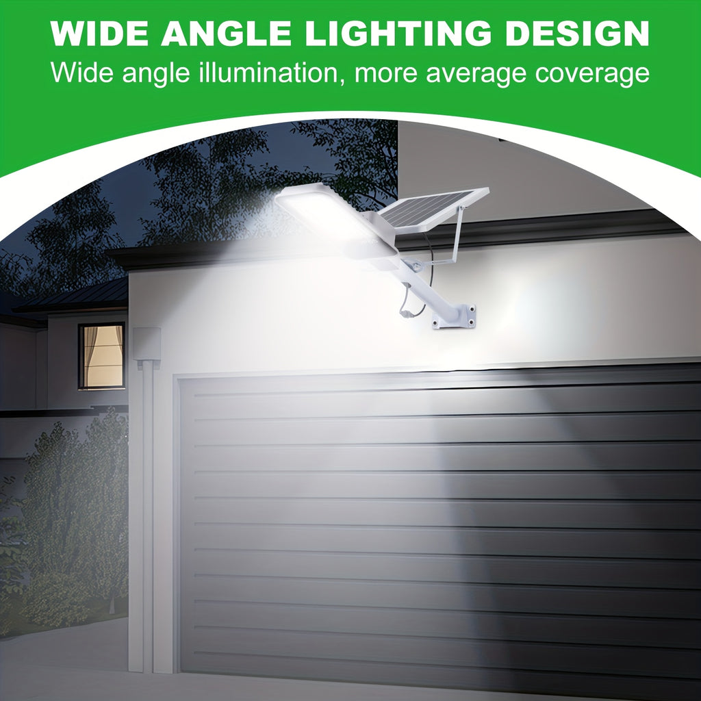 Solar Street Light Outdoor, Dusk-to-Dawn Solar Parking Lot Light with Light Sensor Mode, Solar Light for Outdoor, Backyard, Garage, Barn, Garden, 4/2/1 Pack