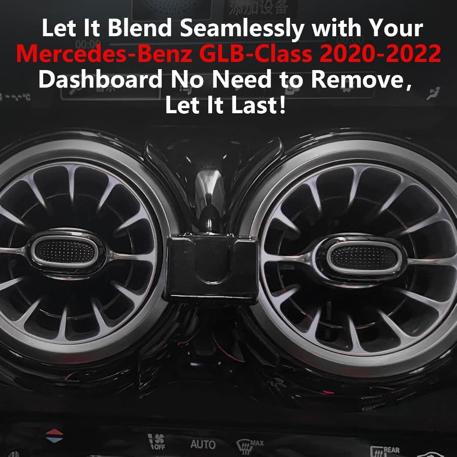for Mercedes-Benz GLB-Class 2020-2022 Magnetic Wireless Charger & Phone Holder -  Fit 15W Fast Charging - Car Mount, Hands-Free Dashboard/ Compartment Holder, Compatible with Benz GLB-Class (2020-2022)