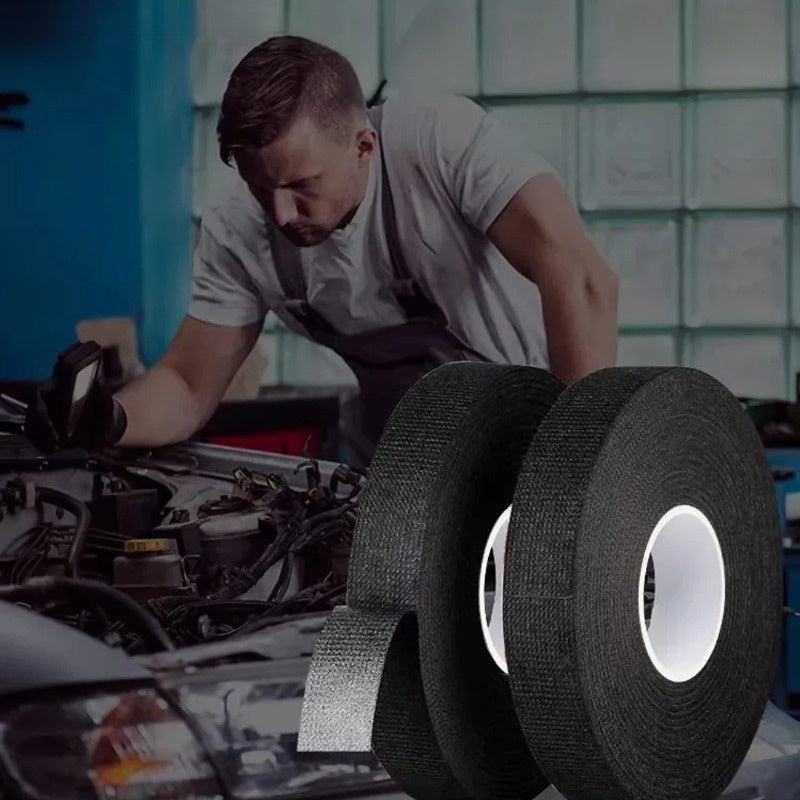 Flexible Adhesive Tape – Heat-Resistant Automotive Wiring Harness Tape, Anti-Noise & Wear-Resistant Tape, Flame-Retardant Auto Tape, Soundproofing Tape, Woven Damping Tape