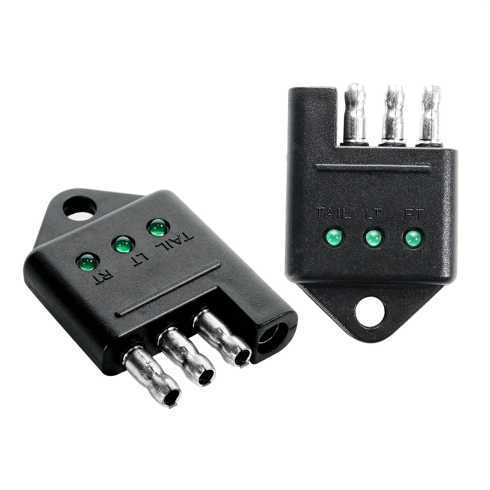 4-Way Trailer Tester Connector – Trailer Wiring Tester, 4-Pin Trailer Light Circuit Tester, Auto Accessory